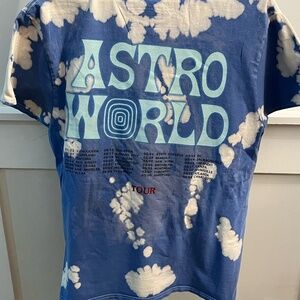 Travis Scott Tour Shirt Adult Medium Tie Dye 2019 Astro World Casual Men’s